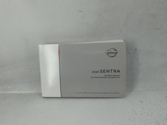 2020 Nissan Sentra Owners Manual Book Guide P/N:OM20EM 0B18U1 OEM Used Auto Parts
