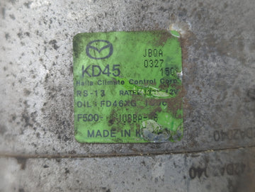 2013-2022 Mazda Cx-5 Air Conditioning A/c Ac Compressor Oem