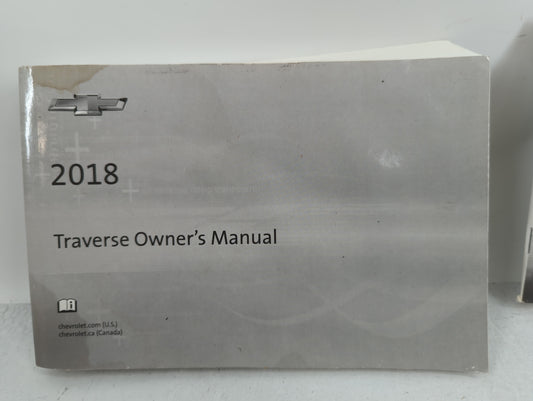 2018 Chevrolet Traverse Owners Manual Book Guide OEM Used Auto Parts