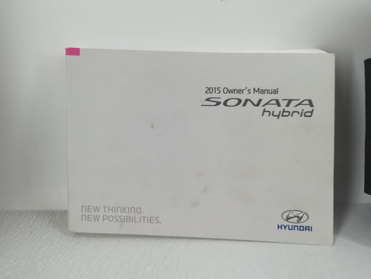 2015 Hyundai Sonata Owners Manual Book Guide OEM Used Auto Parts