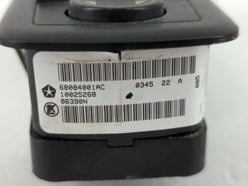 2015 Dodge Journey Master Power Window Switch Replacement Driver Side Left P/N:68084001AC Fits OEM Used Auto Parts