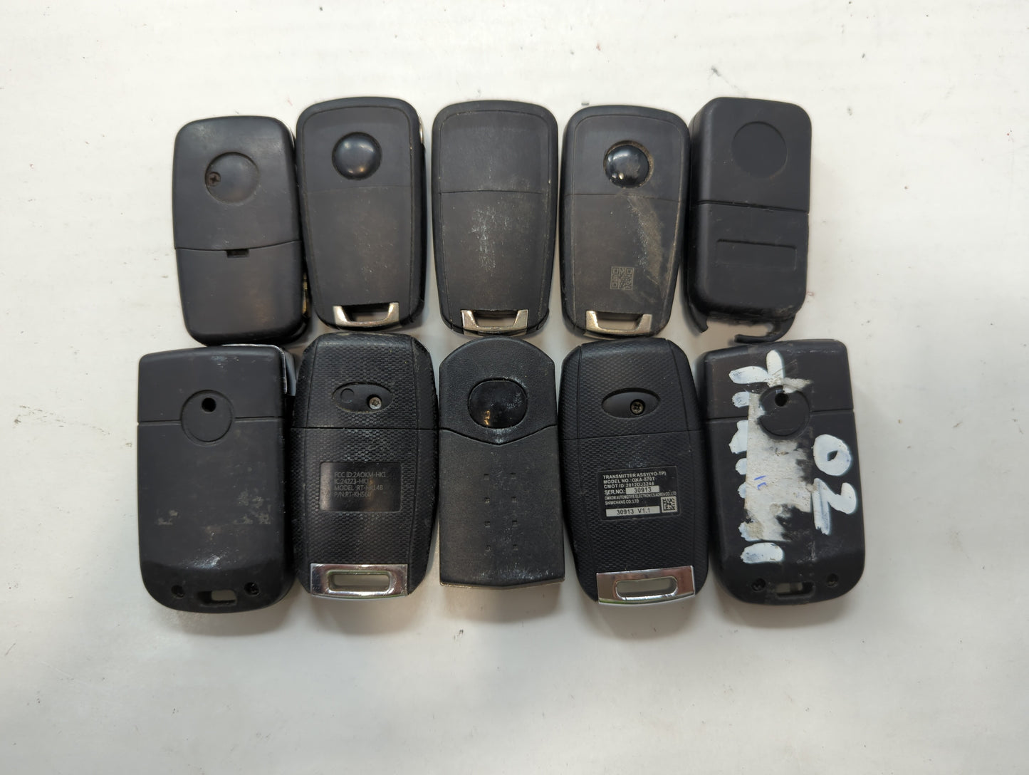 Lot of 10 Aftermarket Keyless Entry Remote Fob 2AOKM-HK1 | - Oemusedautoparts1.com