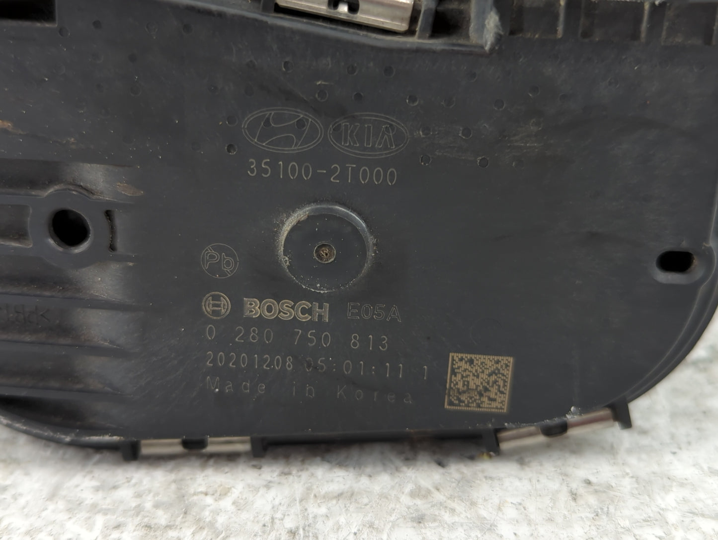 2021-2023 Hyundai Sonata Throttle Body P/N:0 280 750 813 35100-2T000 Fits Fits 2021 2022 2023 OEM Used Auto Parts - Oemusedautoparts1.com