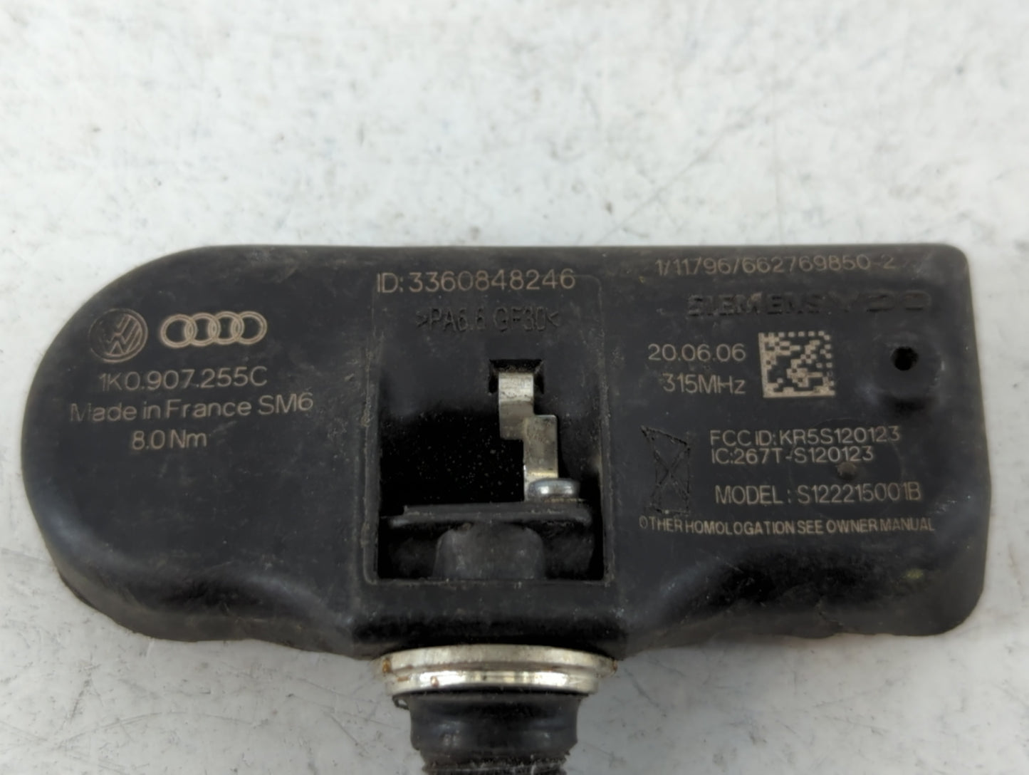 2008 Volkswagen Jetta Tire Pressure Monitoring System Sensor Tpms - Oemusedautoparts1.com