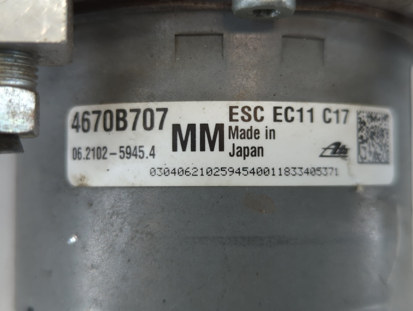 2018 Mitsubishi Outlander Sport ABS Pump Control Module Replacement P/N:4670B707 Fits OEM Used Auto Parts - Oemusedautoparts1.com