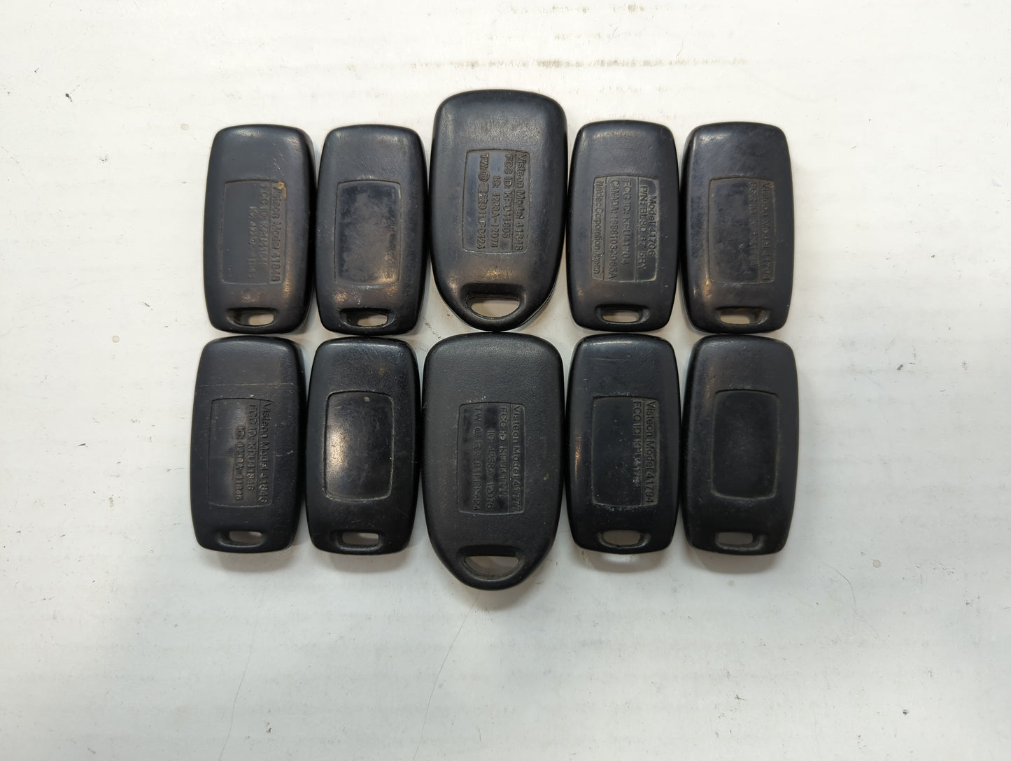 Lot of 10 Mazda Keyless Entry Remote Fob KPU41805 | KPU41846 | KPU41777 - Oemusedautoparts1.com