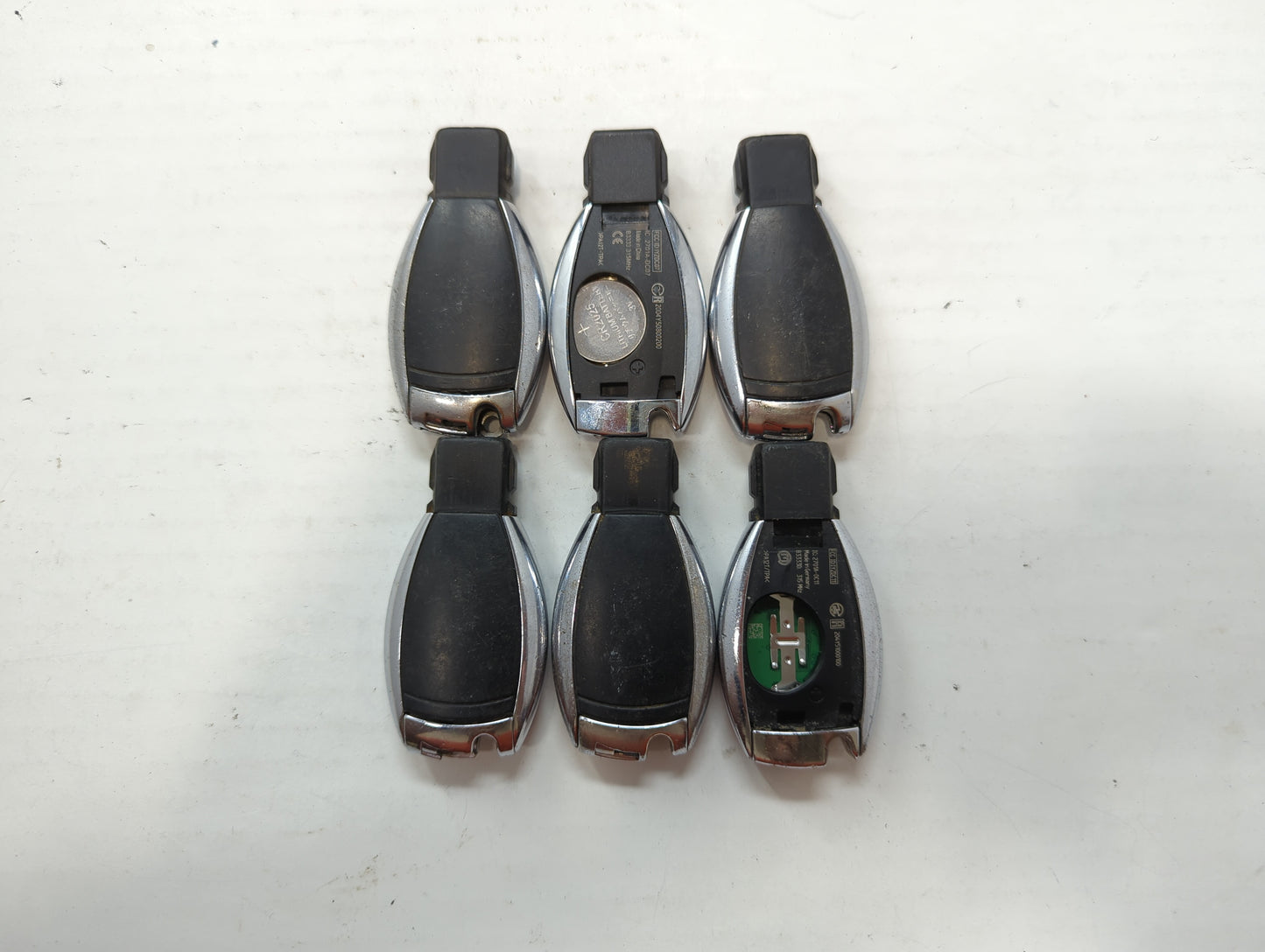 Lot of 6 Mercedes-Benz Keyless Entry Remote Fob IYZDC11 | KR55WK9031 - Oemusedautoparts1.com