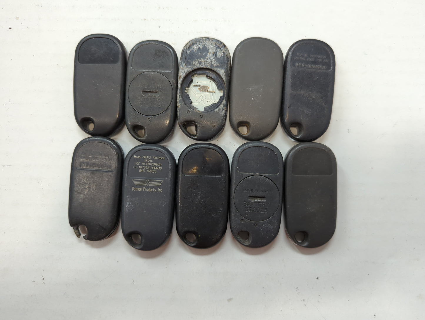 Lot of 10 Honda Keyless Entry Remote Fob MIXED FCC IDS MIXED PART NUMBERS - Oemusedautoparts1.com