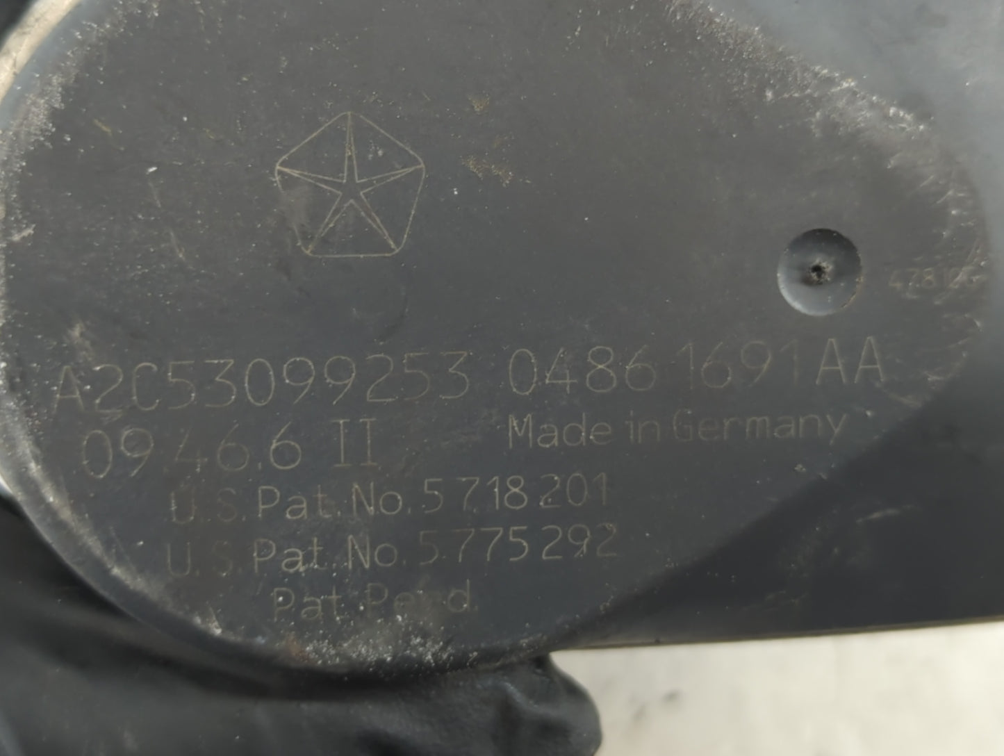 2008-2010 Chrysler Town & Country Throttle Body P/N:A2C53099253 0486 1691 AA Fits Fits 2006 2007 2008 2009 2010 2011 OEM Used Auto Parts - Oemusedautoparts1.com