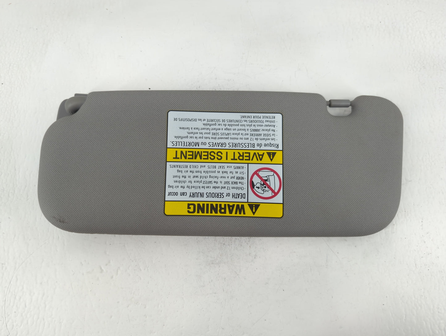 2014-2017 Hyundai Accent Sun Visor Shade Replacement Passenger Right Mirror Fits Fits 2014 2015 2016 2017 OEM Used Auto Parts - Oemusedautoparts1.com