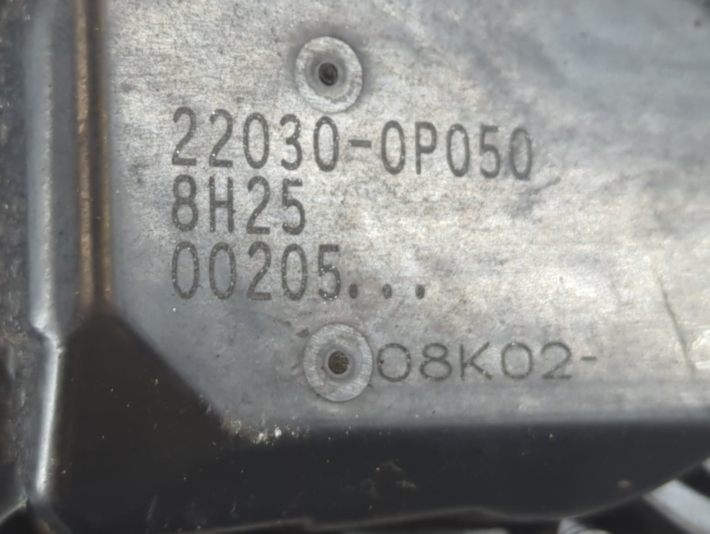 2007-2017 Toyota Camry Throttle Body P/N:22030-0P050 Fits OEM Used Auto Parts - Oemusedautoparts1.com