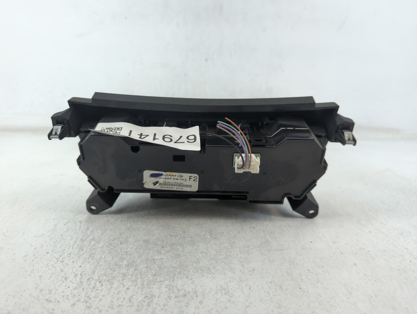 2017-2019 Nissan Sentra Climate Control Module Temperature AC/Heater Replacement P/N:275004AF2B Fits Fits 2017 2018 2019 OEM Used Auto Parts - Oemusedautoparts1.com