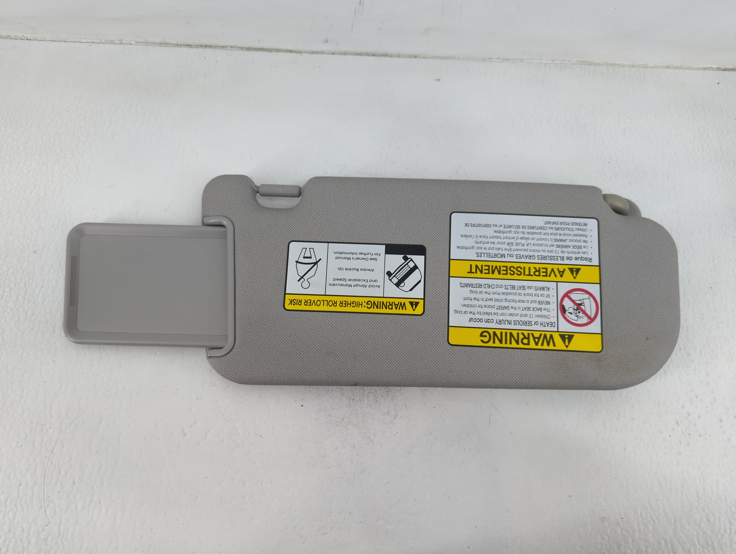 2010-2015 Hyundai Tucson Sun Visor Shade Replacement Driver Left Mirror Fits Fits 2010 2011 2012 2013 2014 2015 OEM Used Auto Parts - Oemusedautoparts1.com