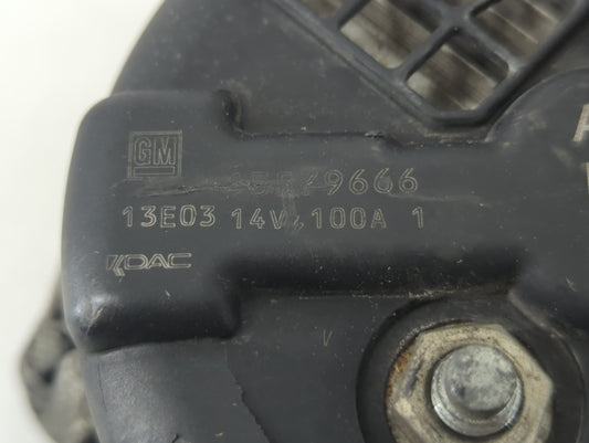 2012-2018 Chevrolet Sonic Alternator Replacement Generator Charging Assembly Engine OEM P/N:13E03 14V 100A 3579666 Fits OEM Used Auto Parts