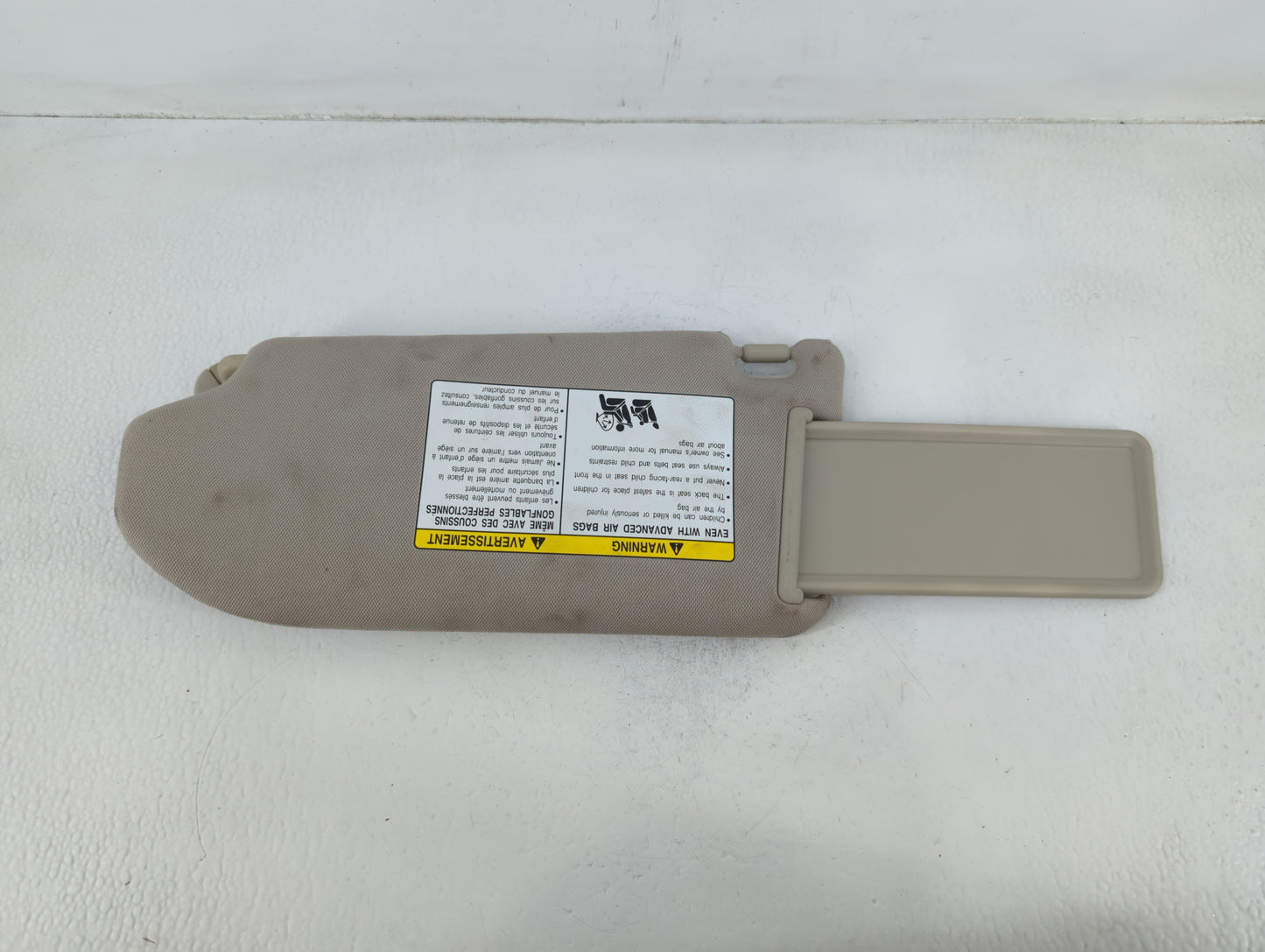 2009-2013 Infiniti G37 Sun Visor Shade Replacement Passenger Right Mirror Fits Fits 2007 2008 2009 2010 2011 2012 2013 2015 OEM Used Auto Parts - Oemusedautoparts1.com