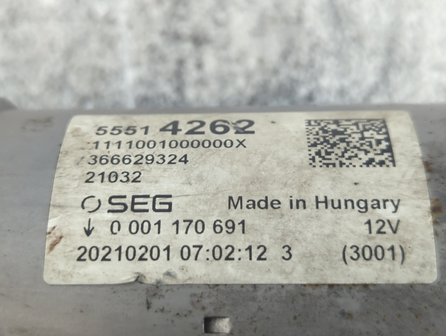 2021-2022 Chevrolet Trailblazer Car Starter Motor Solenoid OEM P/N:55514262 Fits Fits 2020 2021 2022 OEM Used Auto Parts - Oemusedautoparts1.com