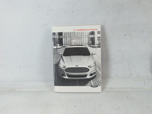 2014 Ford Fusion Owners Manual Book Guide P/N:EE5J19A321 AA OEM Used Auto Parts