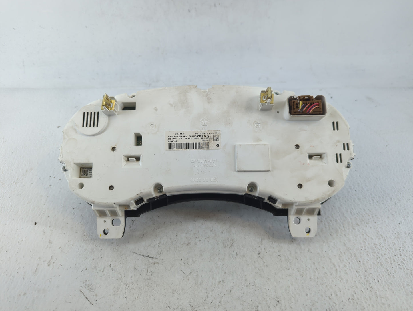 2018 Dodge Journey Instrument Cluster Speedometer Gauges P/N:68310781AA Fits OEM Used Auto Parts - Oemusedautoparts1.com