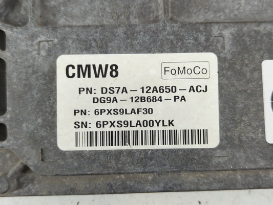 2013 Ford Fusion PCM Engine Control Computer ECU ECM PCU OEM P/N:DS7A-12A650-ACJ Fits OEM Used Auto Parts