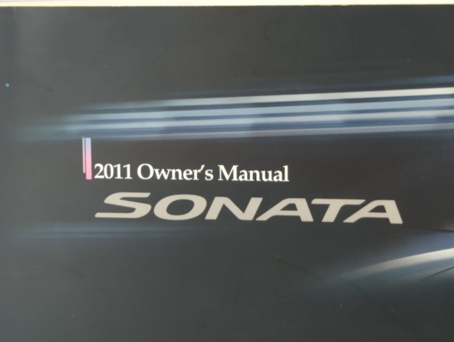 2011 Hyundai Sonata Owners Manual Book Guide P/N:A3S0-EU05E OEM Used Auto Parts - Oemusedautoparts1.com
