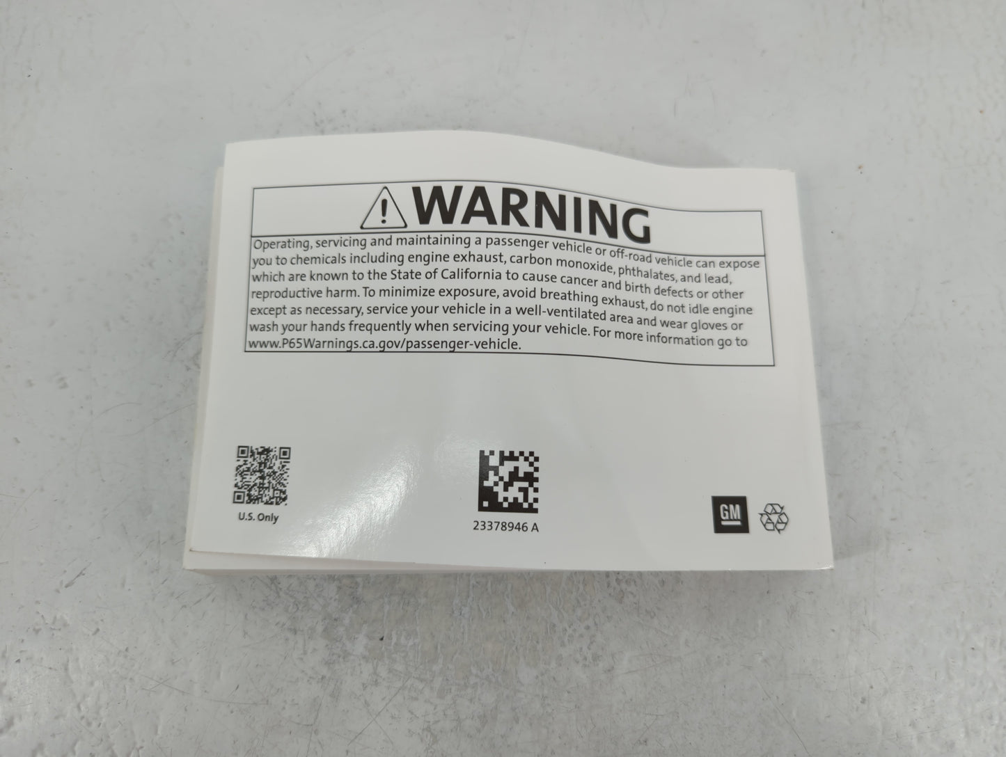 2018 Chevrolet Malibu Owners Manual Book Guide P/N:23378946 A OEM Used Auto Parts - Oemusedautoparts1.com