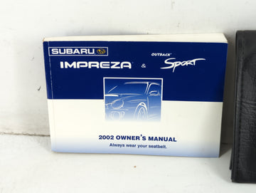 2002 Subaru Impreza Owners Manual Book Guide P/N:MSA5M0203A OEM Used Auto Parts