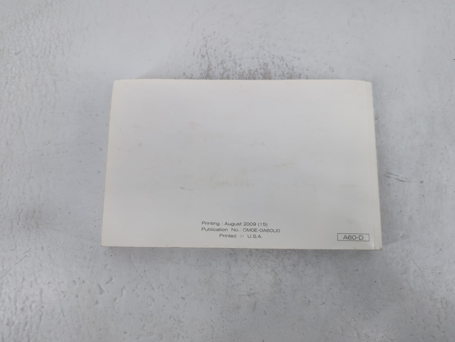 2010 Nissan Titan Owners Manual Book Guide P/N:OMOE-0A60U0 OEM Used Auto Parts - Oemusedautoparts1.com