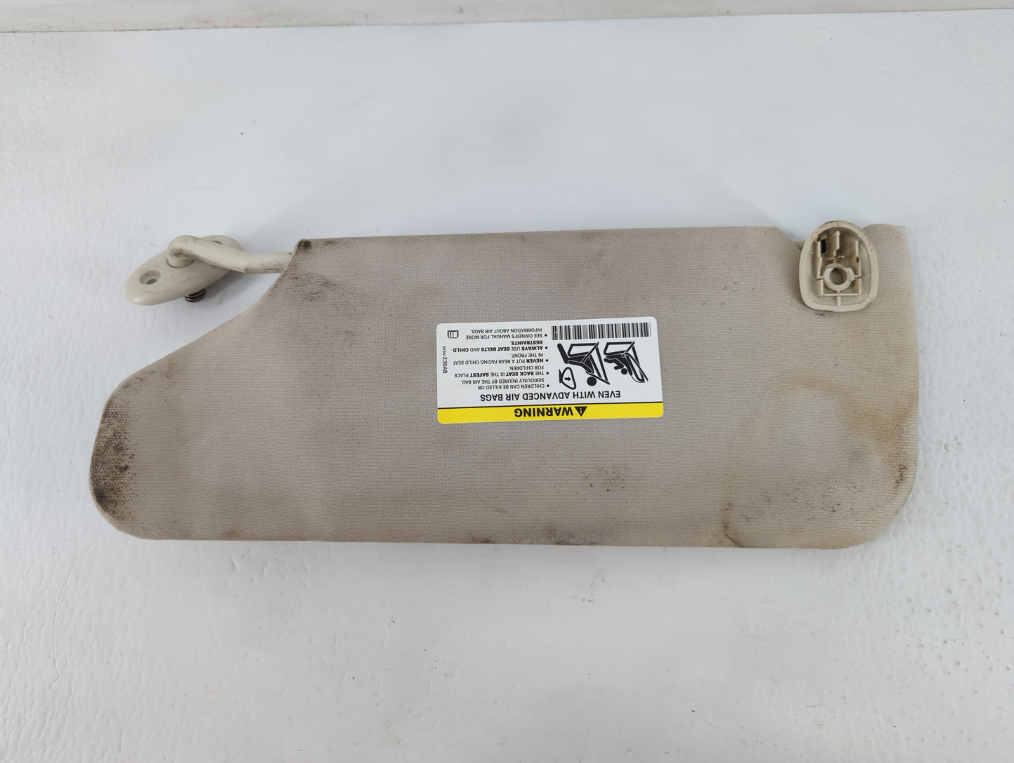 2008-2010 Dodge Avenger Sun Visor Shade Replacement Passenger Right Mirror Fits Fits 2008 2009 2010 OEM Used Auto Parts - Oemusedautoparts1.com