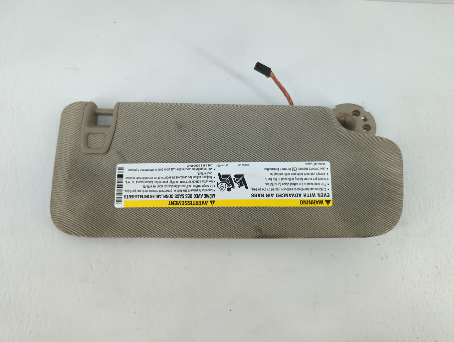 2013-2019 Cadillac Xts Sun Visor Shade Replacement Driver Left Mirror Fits Fits 2013 2014 2015 2016 2017 2018 2019 OEM Used Auto Parts - Oemusedautoparts1.com