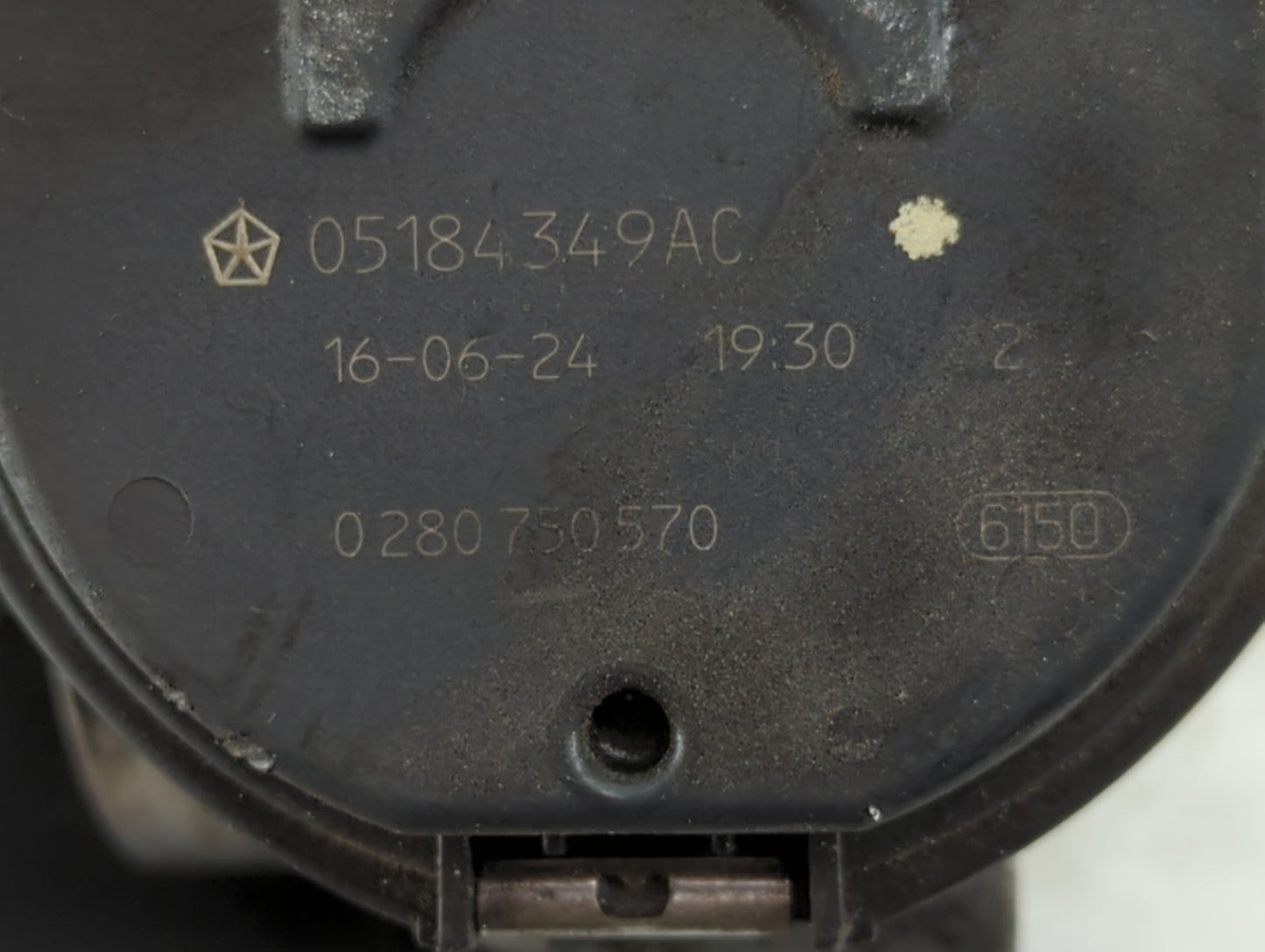 2011-2022 Dodge Durango Throttle Body P/N:0 280 750 570 05184349AC Fits OEM Used Auto Parts - Oemusedautoparts1.com