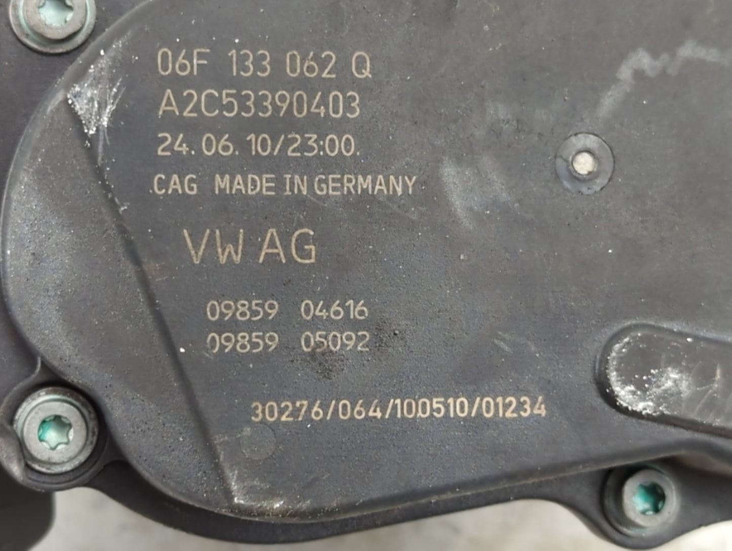 2005-2016 Audi A4 Throttle Body P/N:A2C53390403 06F 133 062 Q Fits OEM Used Auto Parts - Oemusedautoparts1.com