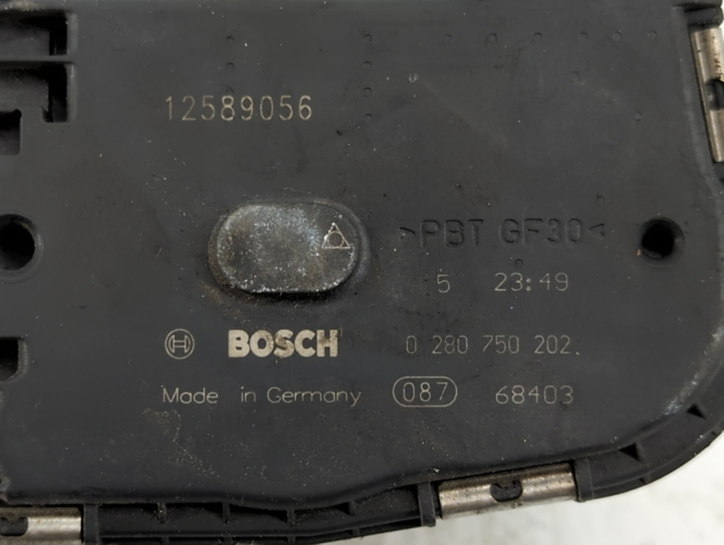 2005-2007 Cadillac Sts Throttle Body P/N:0 280 750 202 12589056 Fits Fits 2004 2005 2006 2007 2008 OEM Used Auto Parts - Oemusedautoparts1.com