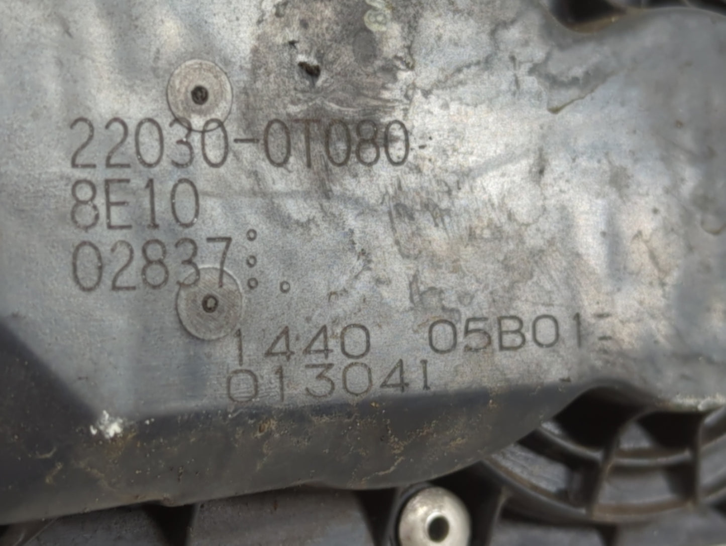 2011-2019 Toyota Corolla Throttle Body P/N:22030-0T080 Fits Fits 2011 2012 2013 2014 2015 2016 2017 2018 2019 OEM Used Auto Parts - Oemusedautoparts1.com