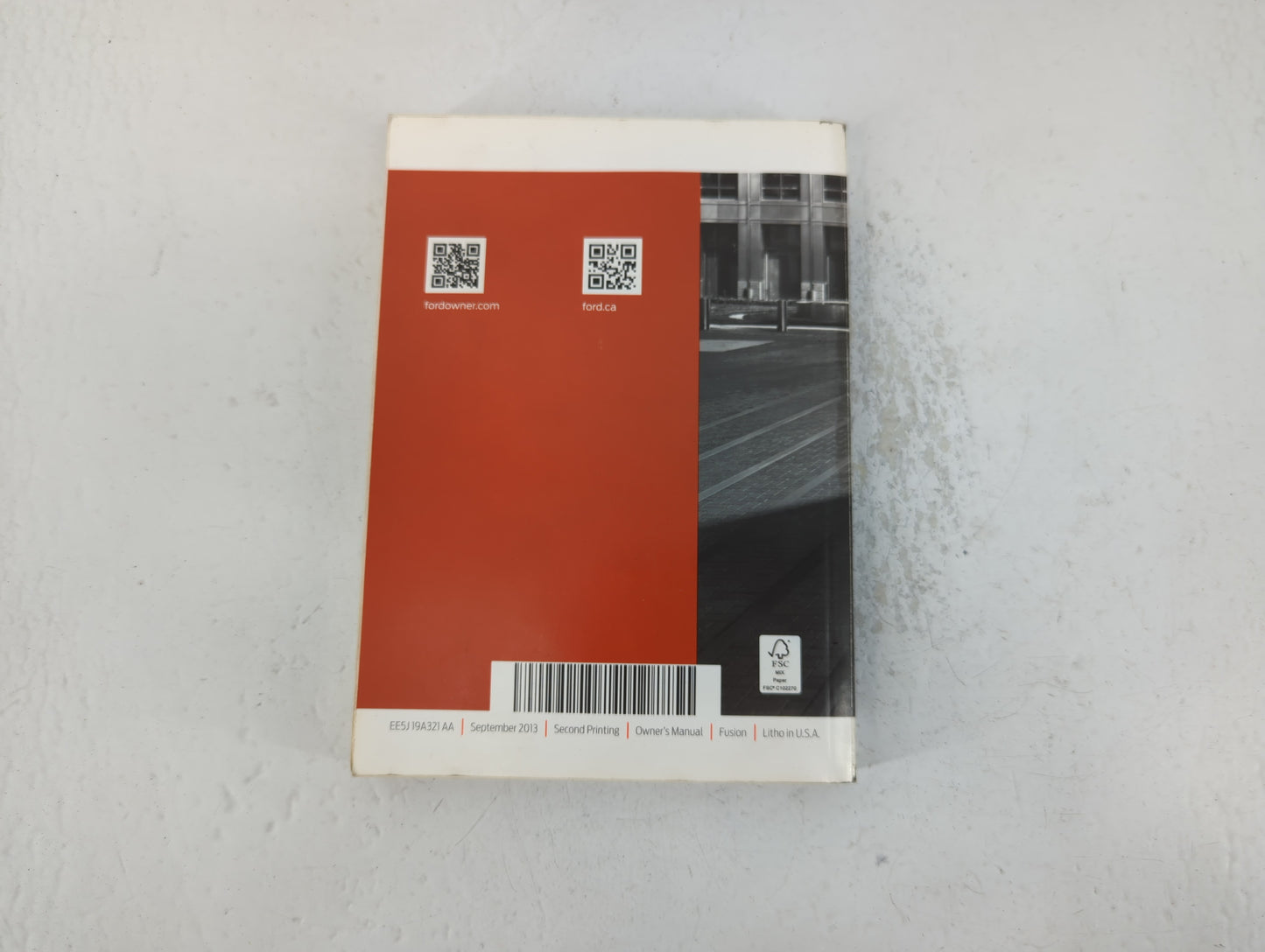 2014 Ford Fusion Owners Manual Book Guide P/N:EE5J19A321AA OEM Used Auto Parts - Oemusedautoparts1.com