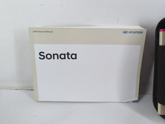 2018 Hyundai Sonata Owners Manual Book Guide P/N:JC1O-EU84G OEM Used Auto Parts