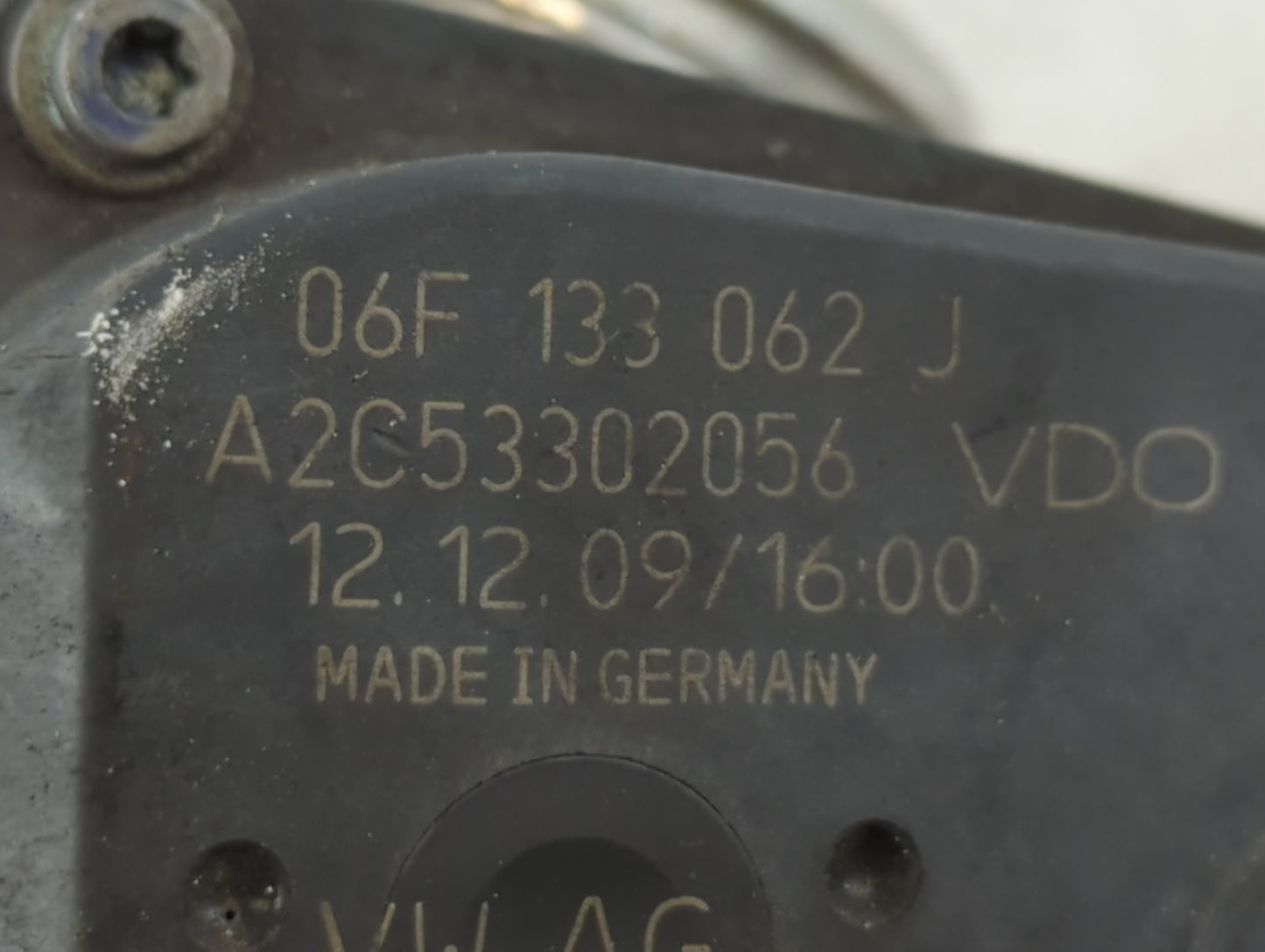 2009-2017 Volkswagen Cc Throttle Body P/N:A2C53302056 06F 133 062 J Fits OEM Used Auto Parts - Oemusedautoparts1.com