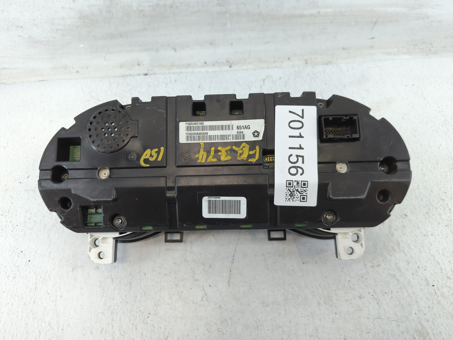 2014 Jeep Cherokee Instrument Cluster Speedometer Gauges P/N:P56054651AG Fits OEM Used Auto Parts - Oemusedautoparts1.com