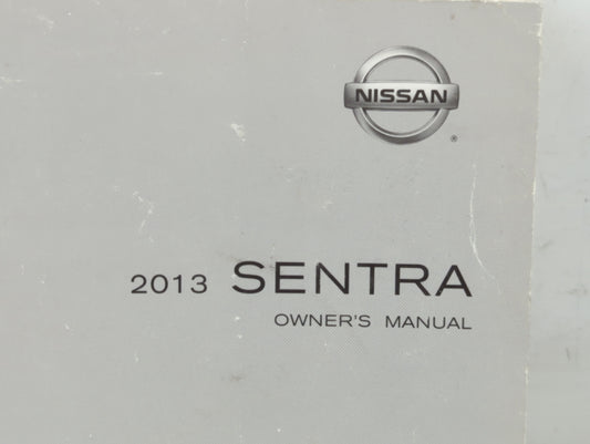 2013 Nissan Sentra Owners Manual Book Guide P/N:OM3E 0B17U0 OEM Used Auto Parts