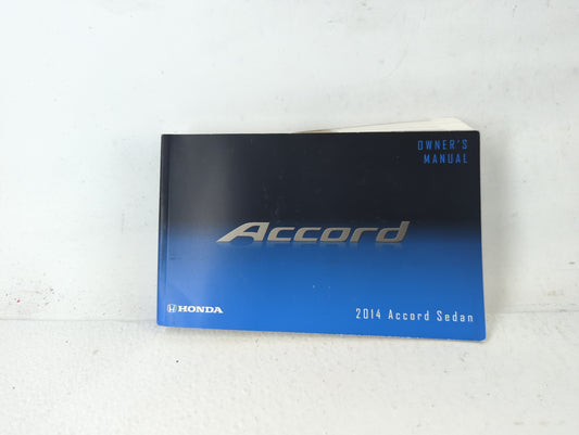 2014 Honda Accord Owners Manual Book Guide P/N:00X31-T2A-6100 31T2A610 OEM Used Auto Parts
