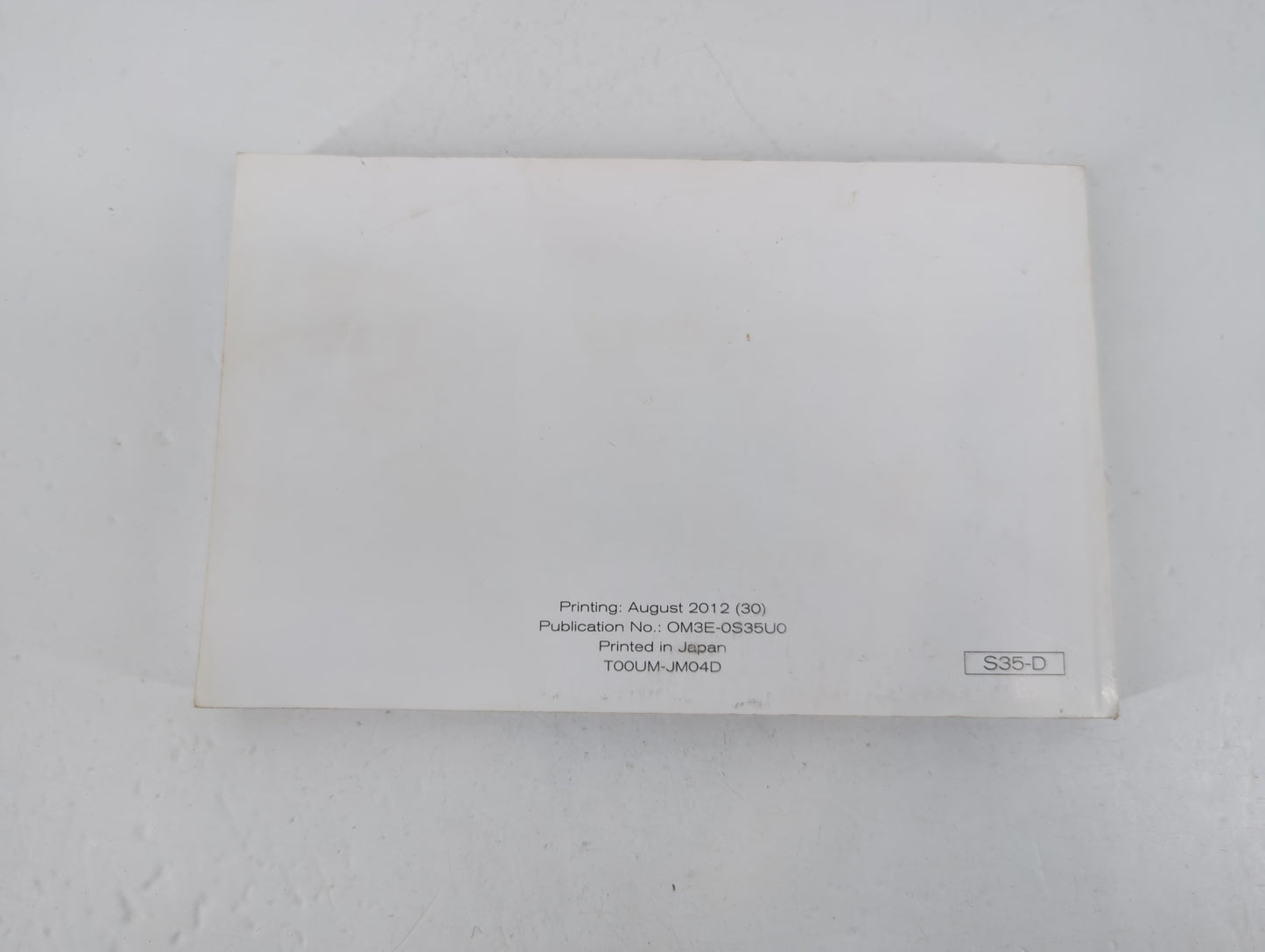 2013 Nissan Rogue Owners Manual Book Guide P/N:T00UM-JM04D OM3E-0S35U0 OEM Used Auto Parts - Oemusedautoparts1.com