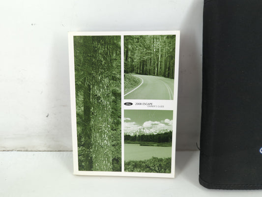 2008 Ford Escape Owners Manual Book Guide P/N:8L8J-19A321-AA OEM Used Auto Parts