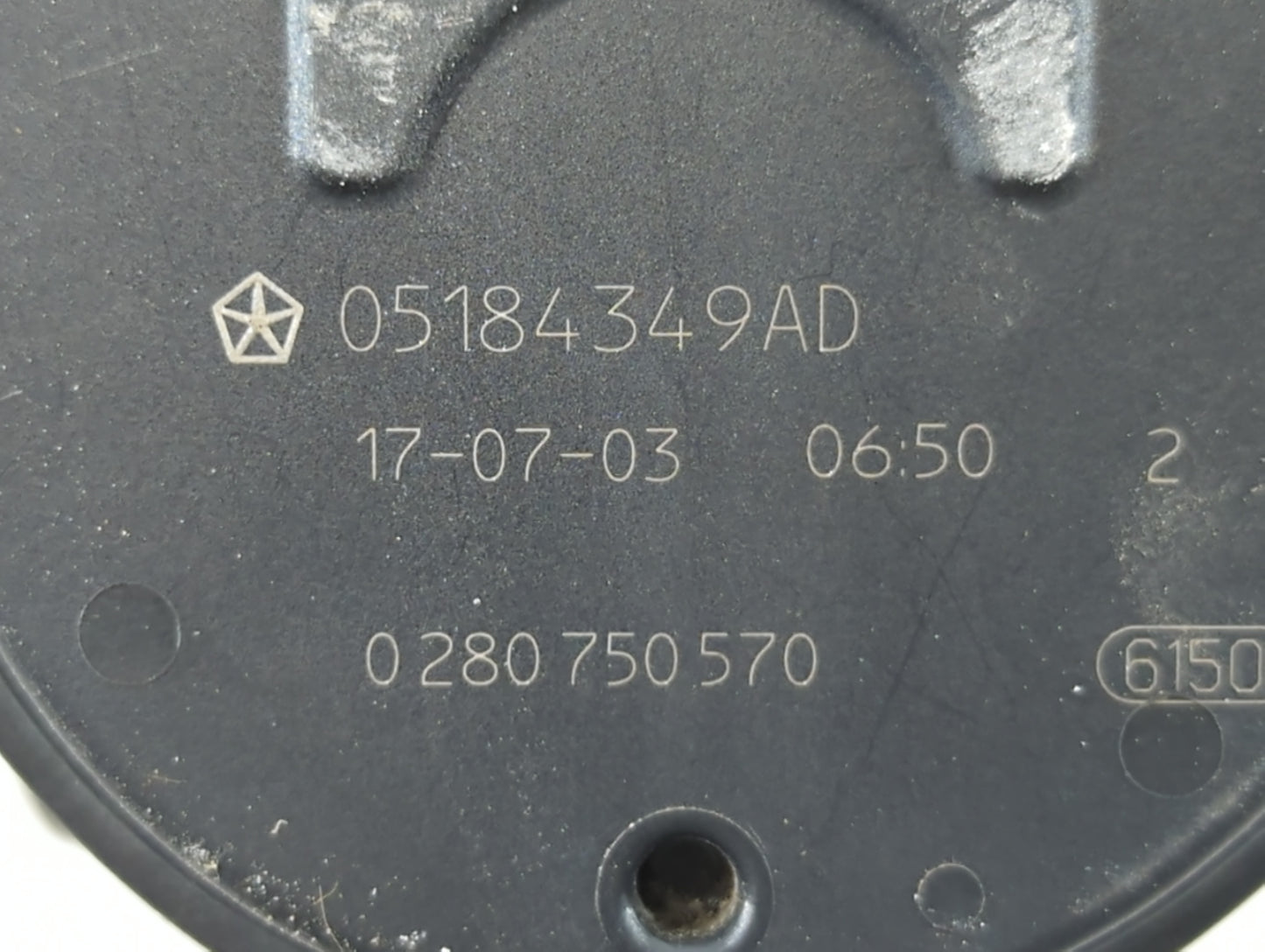 2013-2022 Ram 1500 Throttle Body P/N:05184349AD 0 280 750 570 Fits OEM Used Auto Parts - Oemusedautoparts1.com