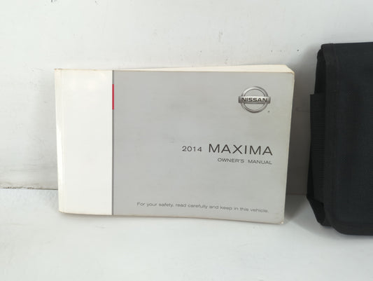 2014 Nissan Maxima Owners Manual Book Guide P/N:OM14E 0A35U0 OEM Used Auto Parts