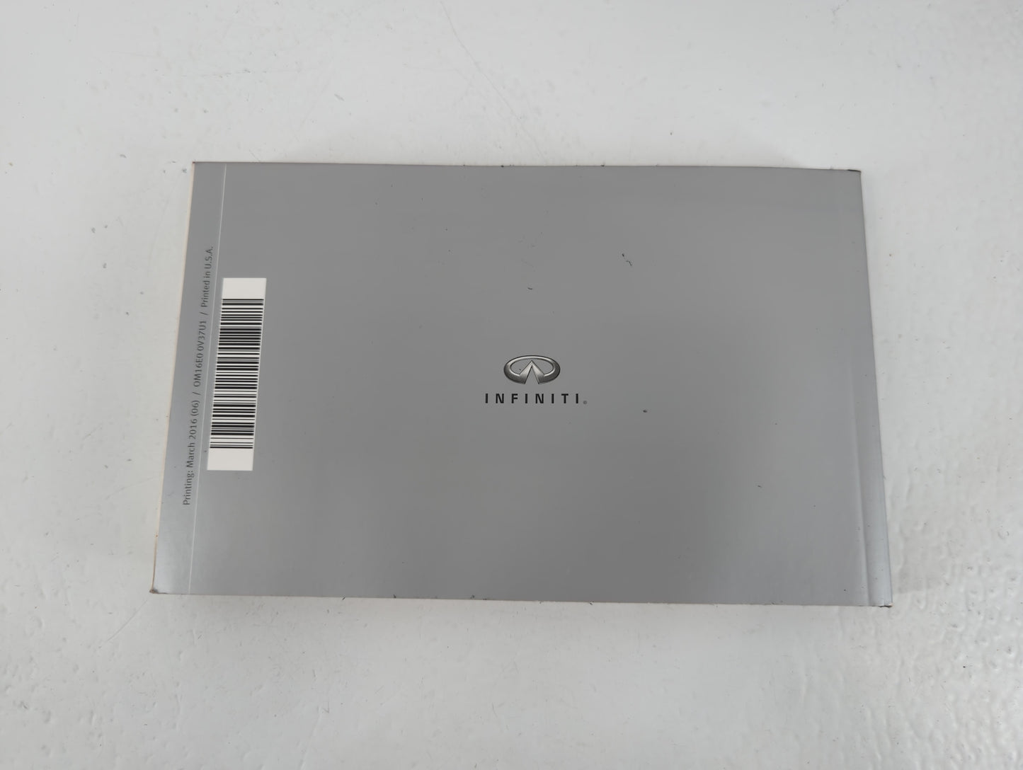 2016 Infiniti Q50 Owners Manual Book Guide P/N:OM16E0 0V37U1 OEM Used Auto Parts - Oemusedautoparts1.com