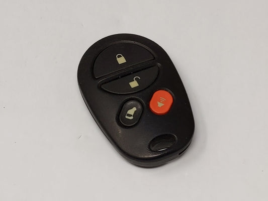 Toyota Sienna Keyless Entry Remote Gq43vt20t 4 Buttons