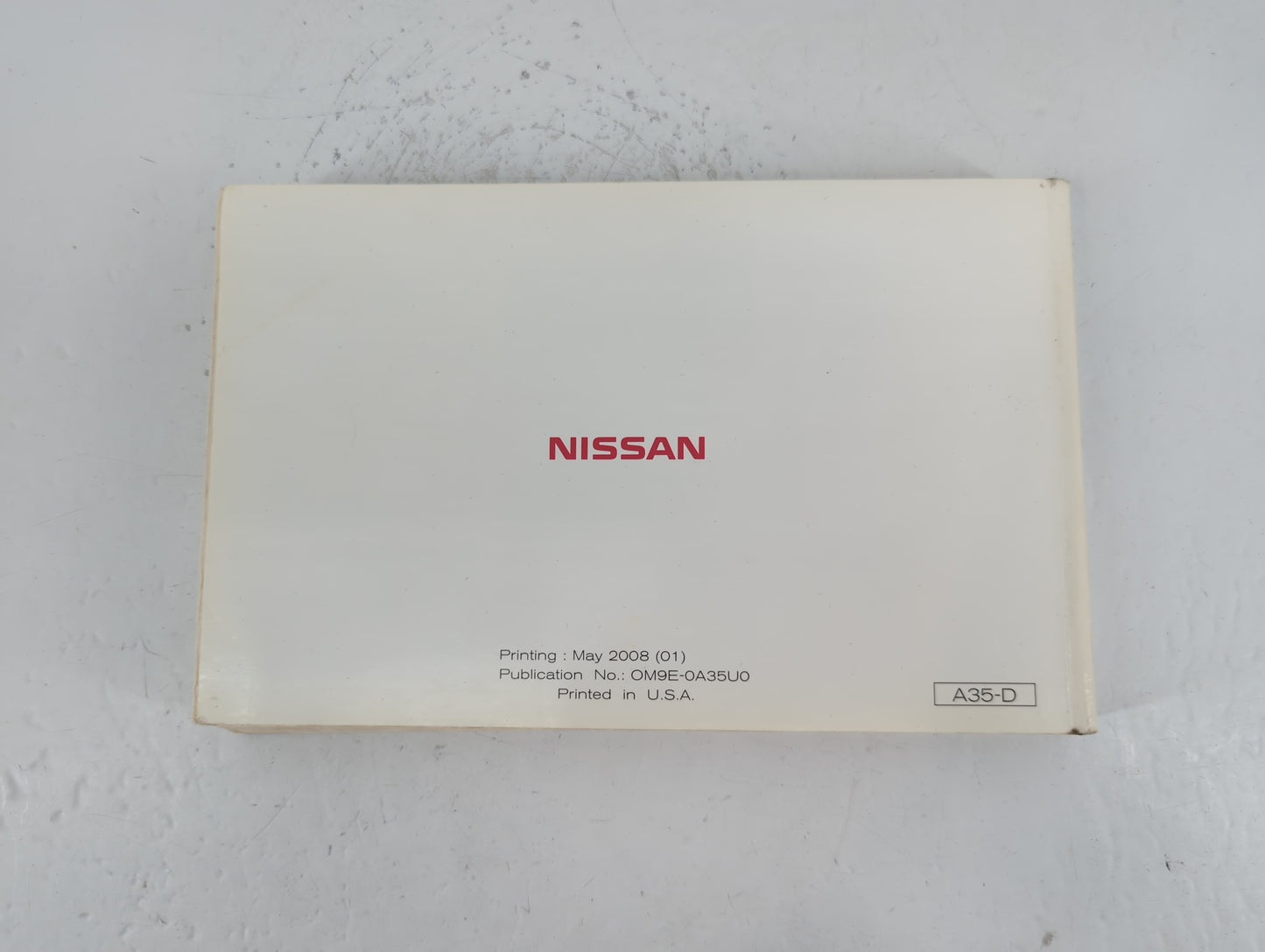 2009 Nissan Maxima Owners Manual Book Guide P/N:OM9E-0A35U0 OEM Used Auto Parts - Oemusedautoparts1.com