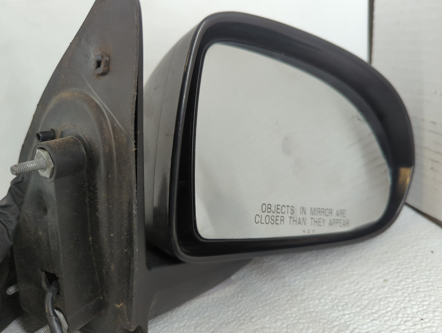 2007-2017 Jeep Compass Passenger Right Side View Manual Door Mirror Black - Oemusedautoparts1.com