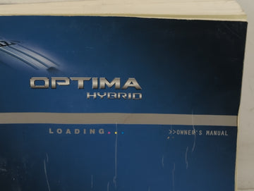2011 Kia Optima Owners Manual Book Guide P/N:A4U0-EU18G OEM Used Auto Parts