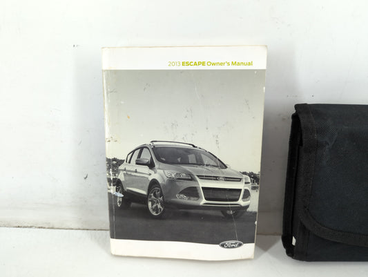 2013 Ford Escape Owners Manual Book Guide P/N:DJ5J 19A321 AA OEM Used Auto Parts