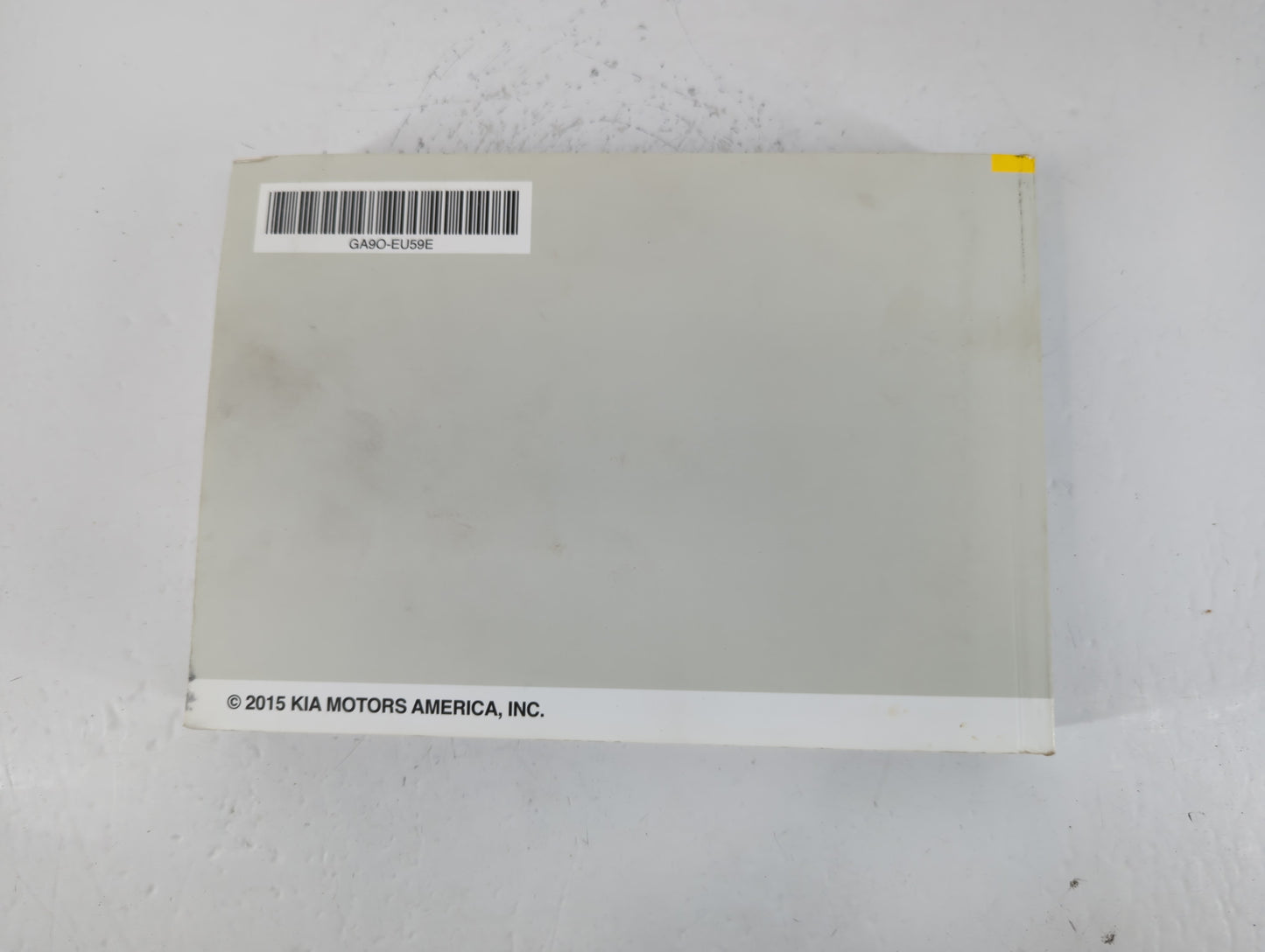 2016 Kia Sedona Owners Manual Book Guide P/N:GA9O-EU59E OEM Used Auto Parts - Oemusedautoparts1.com